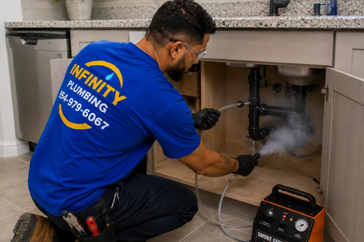 Smoke Testing for Plumbing Leaks